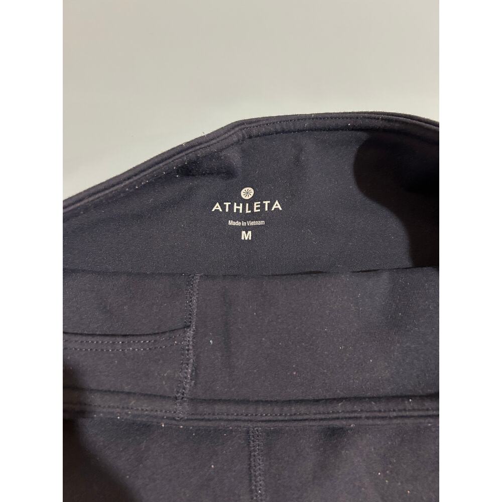 Athleta navy leggings size M some wear - Picture 5 of 7